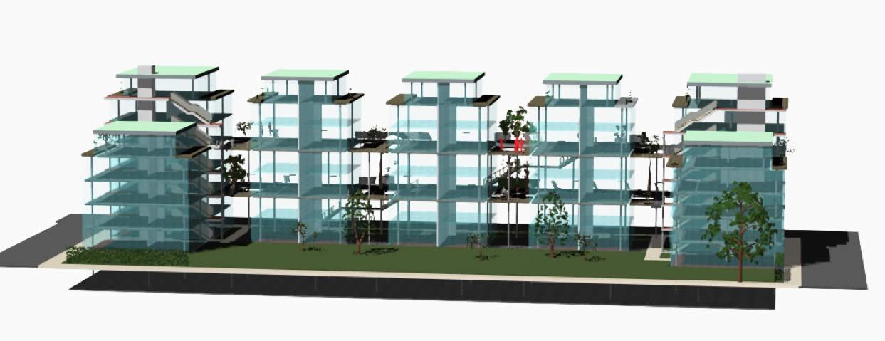 Frontalansicht von Nordern